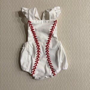 Baby Girl Baseball Outfit Size 0-3 Months
